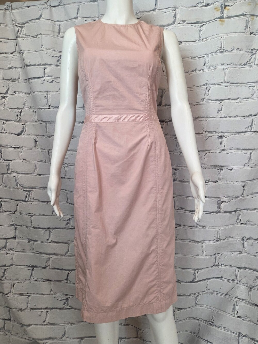Prada Pink Sleeveless Sheath Dress
